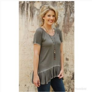 Dantelle Anthropologie tee